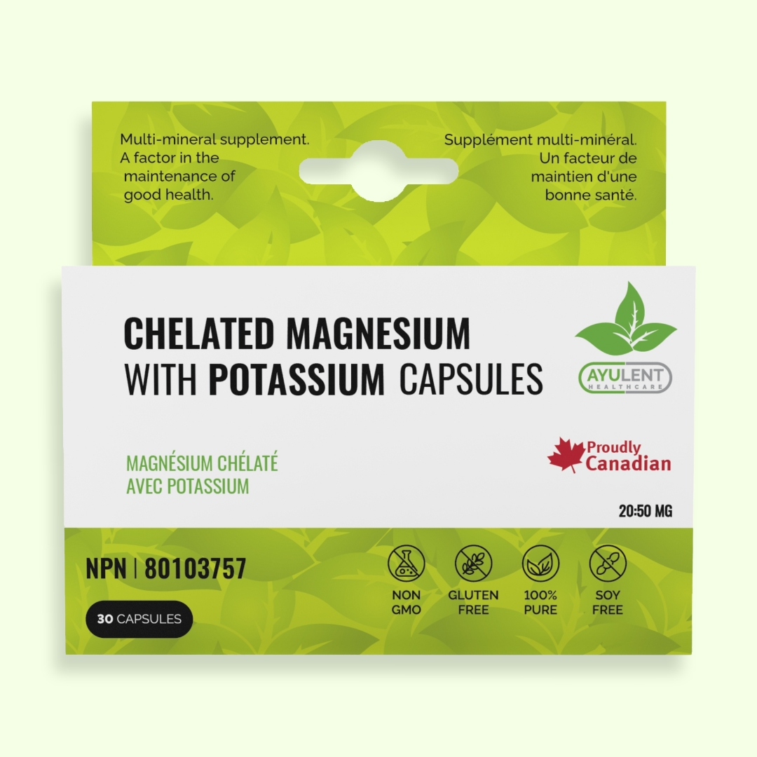 Chelated Magnesium with Potassium Capsules
